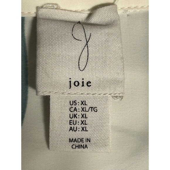 Joie Womens Button Down Shirt XL Long Sleeve Boho Officecore School Old Money - Picture 5 of 7
